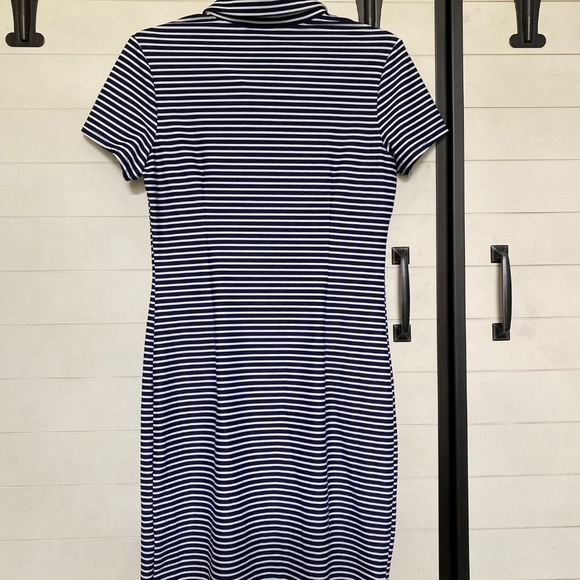Jude Connally Emily Dress Navy White Medium - Picture 3 of 8